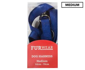 Furwear Medium Dog Harness - Blue