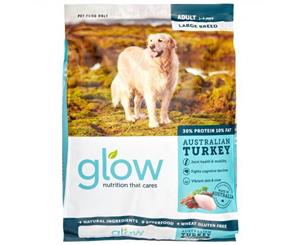 GLOW Adult Large Breed Australian Turkey Dry Dog Food 10kg