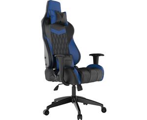 Gaming Office Comfort Chair Gamdias E2-L Ergonomic Adjustable Leather ACHILLES E2-L Black & Blue