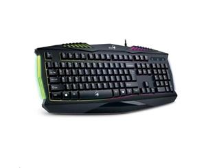 Genius Scorpion K220 7 Colour Illuminated Keyboard - Black