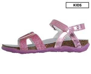 Geox Girls' Glitter Sandals - Light Purple