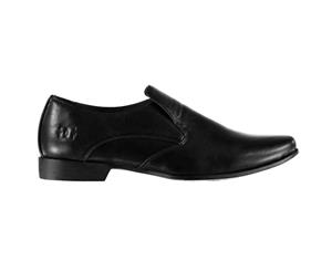 Giorgio Mens Langley Slip On Shoes Slight Heel Tonal Stitching - Black