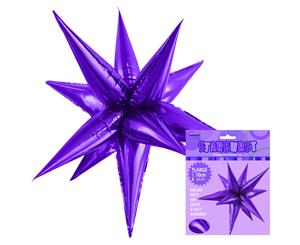 Glitz starburst Pretty Purple 70cm