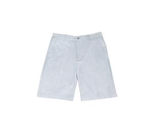 Greg Norman Fine Stripe Short - Steel Blue - Mens