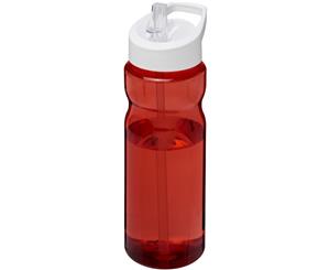 H2o Base 650Ml Spout Lid Sport Bottle (Red/White) - PF2846