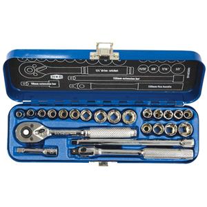 HRD 23 Piece Metric/AF 1/4inch SD Socket Set