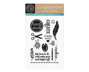 Hear Arts Clear Stamps By Lia 4Inch X6inch Sheet Create