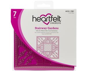 Heartfelt Creations Cut & Emboss Dies Stairway Gardens 2in To 6in