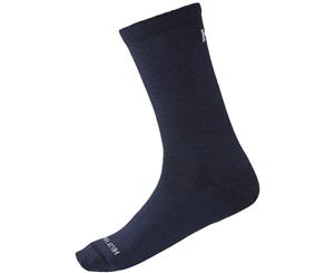 Helly Hansen Womens/Ladies Merino Wool Comfortable Light Liner Socks - Navy