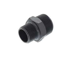 Hex Nipple 32 x 25mm Reducing BSP Plumbing Irrigation Poly Fitting Water Hansen