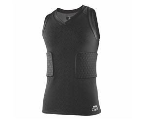 Hex Tank 3 pad Shirt BLACK with 14mm Padding basketball football contact sports