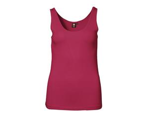 Id Womens/Ladies Stretch Fitted Vest/Tank Top (Cerise) - ID339