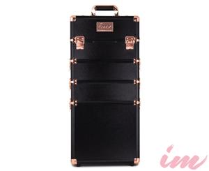 Illuminate Me Beauty Trolley - Black/Rose Gold