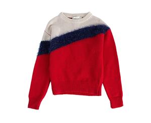 Indee Colorblocked Wool-Blend Sweater