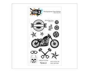 Ink On 3 - Get Your Motor Runnin 4x6inch Stamp set