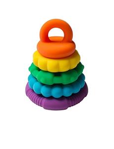 Jellystone Rainbow Stacker Teether and Toy Rainbow