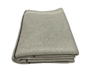 KAJA Clothing VISBY Throw - Light Grey 100% Cotton