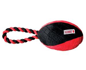 KONG Cross Bit For Dogs in Two Sizes and Various Designs Crossfit [Design Football] [Size Small]