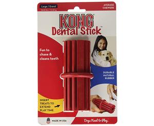 KONG Dog Dental Stick Interactive Dog Toy Large (Kd1) (KDKD1)