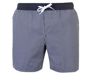 Kangol Mens Swim Shorts Pants Trousers Bottoms Mesh Stripe Drawstring Striped