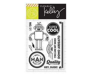 Kelly Purkey Clear Stamps 3 Inch X4 Inch Super Cool