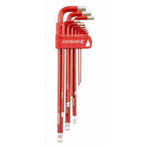 Kincrome 9 Piece Imperial Ball Point Hex Key Set