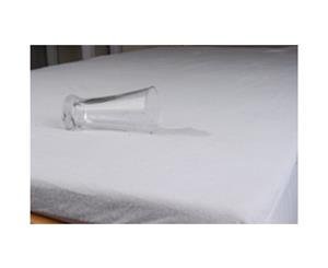 King Single Waterproof Terry Mattress Protector w Skirt