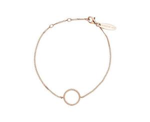 Kirstin Ash Circle Bracelet w/ 18K Rose Gold Vermeil