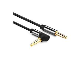 Konix 1.5M Right Angle 3.5mm Stereo Plug/Plug Cable ( High Grade )