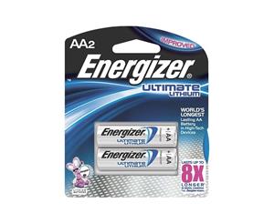 L91BP2 Aa Energizer Ultimate Lithium 2Pk Battery