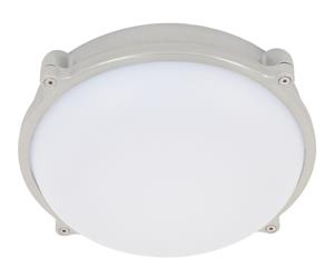 LEDlux Bounty LED Large Round Bunker in Aluminium