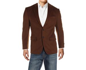 Lauren Ralph Lauren Mens Landon Wool Blend Business Two-Button Blazer