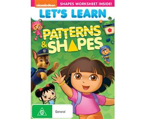 Lets Learn Patterns and Shapes DVD Region 4