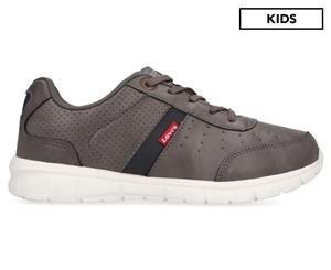 Levi's Boys' Grade-School Stallion Burnish Shoes - Charcoal