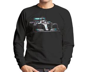 Lewis Hamilton AMG F1 W10 Monaco GP Men's Sweatshirt - Black