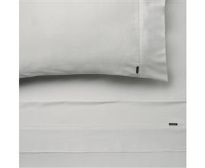 Linen House Australian Cotton Silver Sheet Set Double Bed