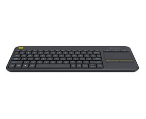 Logitech Wireless Touch K400 Plus Keyboard - Black