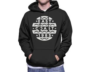 London Banter East Coast 1985 Men's Hooded Sweatshirt - Black