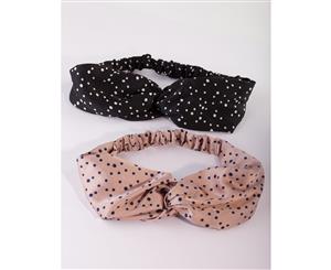 Lovisa Polka Dot Twist Headband Pack