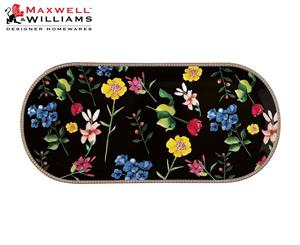 Maxwell & Williams Teas & C's Contessa 42x19.5cm Oblong Serving Platter Tray BLK