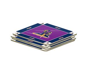 Melbourne Storm NRL Set of 4 Cork Drinking Coasters