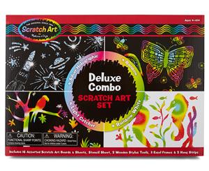 Melissa & Doug Deluxe Combo Scratch Art Set