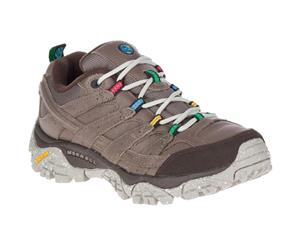 Merrell Womens Moab 2 Earth Day Leather Laced Walking Shoes - Falcon