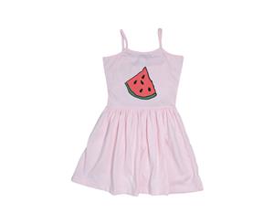 Mi & O Watermelon Squareneck Dress