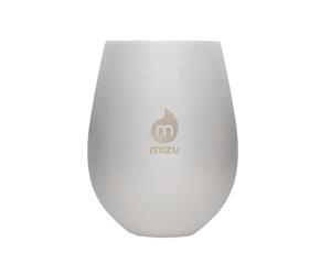 Mizu Stainless Steel Wine Cup (Set 2) 500ml - Glossy White - Glossy White