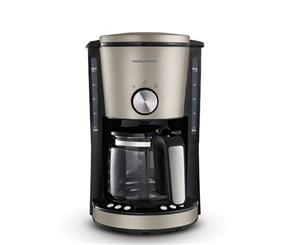 Morphy Richards Evoke 10 Cup Electric Filter Coffee Maker/Machine Platinum