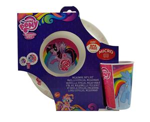 My Little Pony 3 Piece Microwave Set