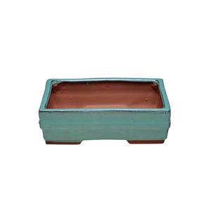 Northcote Pottery 20 x 15 x 6cm Rectangle Modan Bonsai Pot - Mint