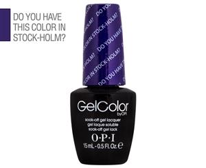 OPI GelColor Lacquer - Do You Have This Color In Stock-holm