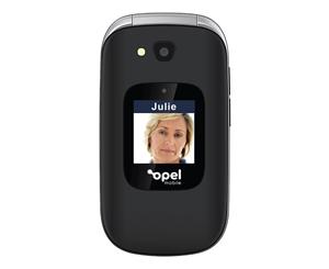 Opel Mobile Flip Phone Plus (3G Keypad) - Black - Au Stock